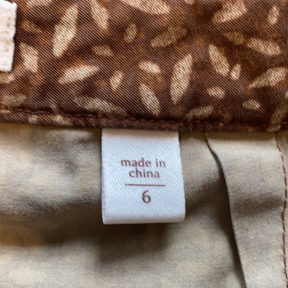 Coldwater Creek Capri Pants brown, size 6 - Picture 4 of 9